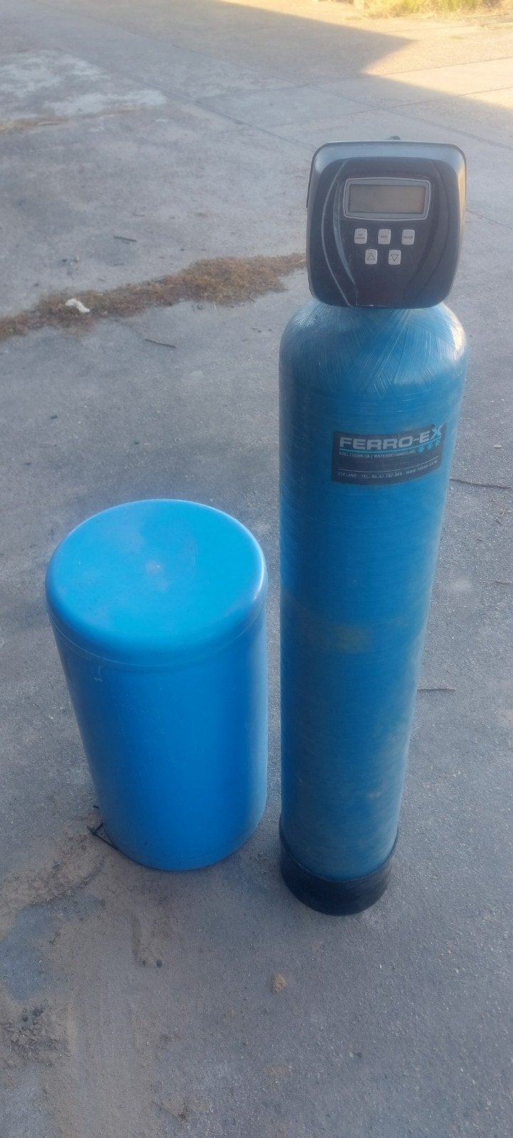 Ecomix 37 Waterfilter – Waterontijzering & Waterontharder –, Witgoed en Apparatuur, Waterontharders, Ophalen, Gebruikt, Waterontharder met zout