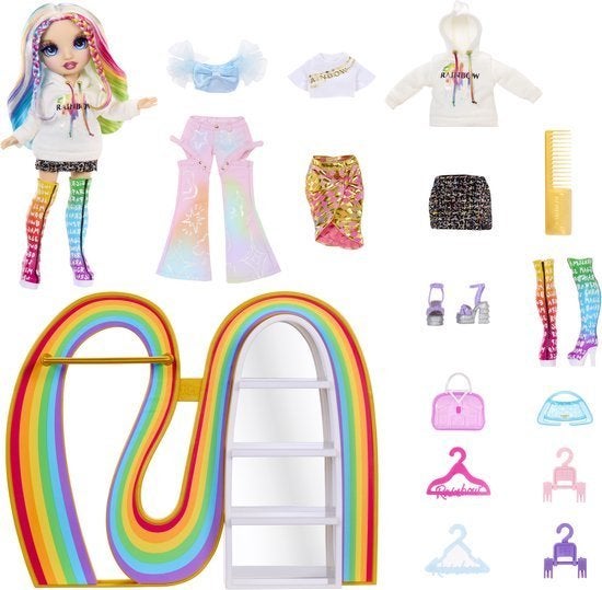 Rainbow High - Amaya's Rainbow Closet Playset, Overige typen, Nieuw, Ophalen of Verzenden, Www.loods56.nl