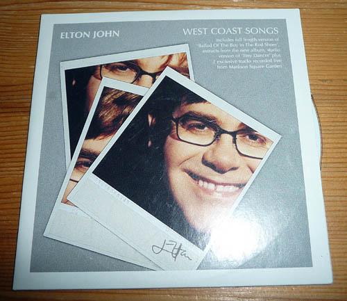 CD Single ELTON JOHN - West coast songs, Ophalen of Verzenden