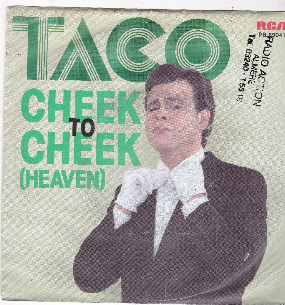 Single Taco - Cheek to cheek (heaven), Ophalen of Verzenden, Gebruikt, 7 inch, Pop