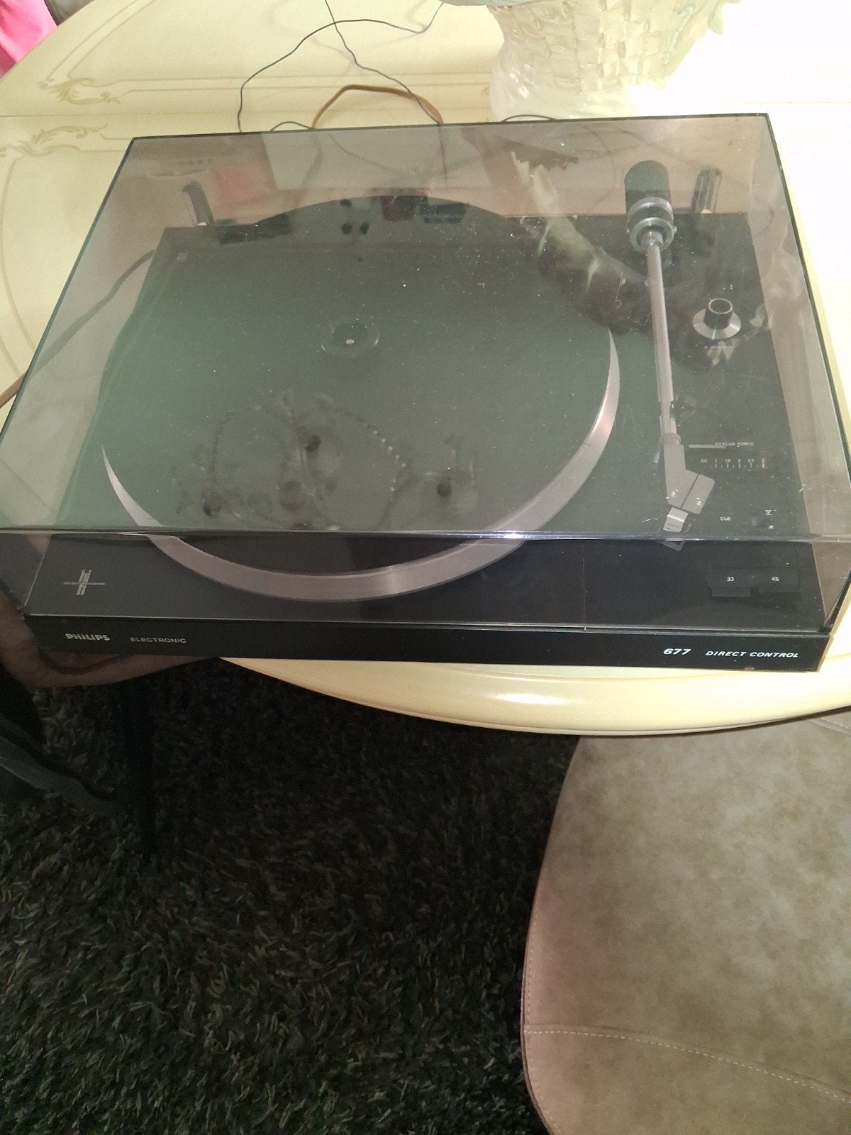 Philips 677 Direct Control Platenspeler, Ophalen