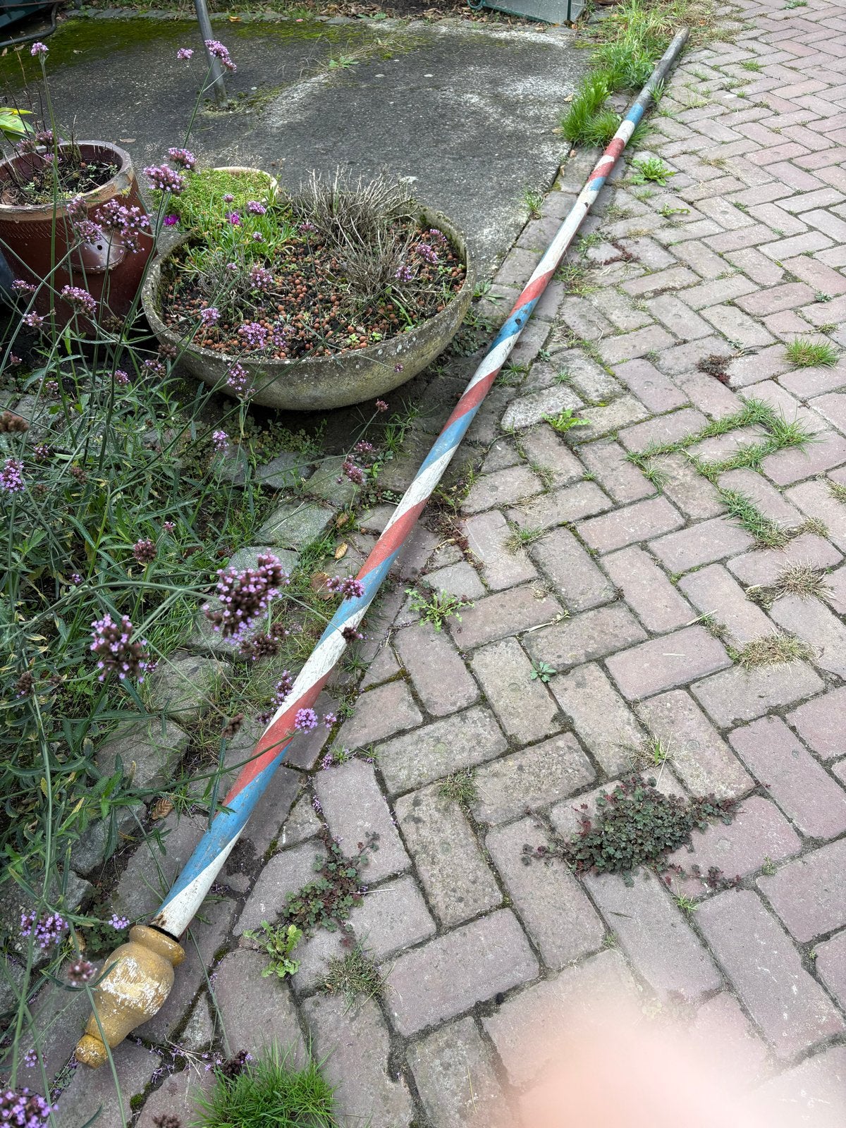 Oude houten vlaggenmast, Ophalen of Verzenden