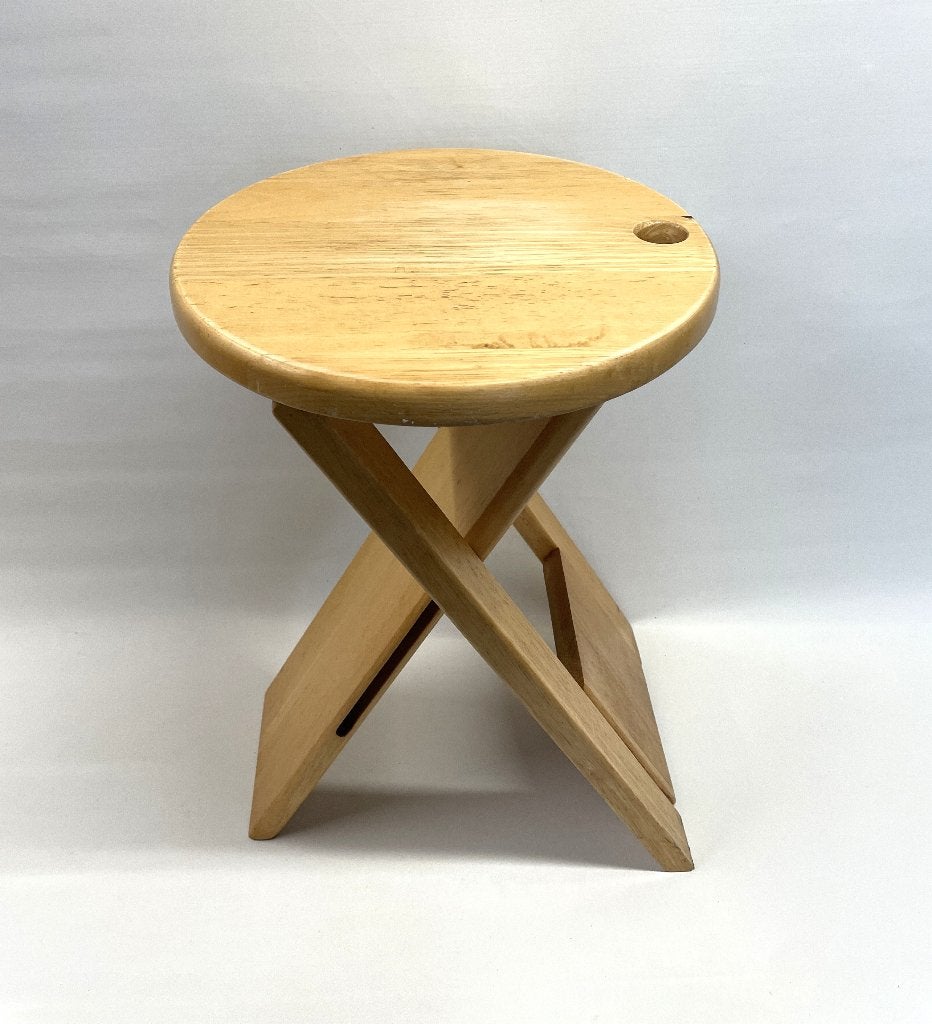 kruk Suzy Stool vintage jaren '80, Huis en Inrichting, Ophalen of Verzenden, Gebruikt, Hout