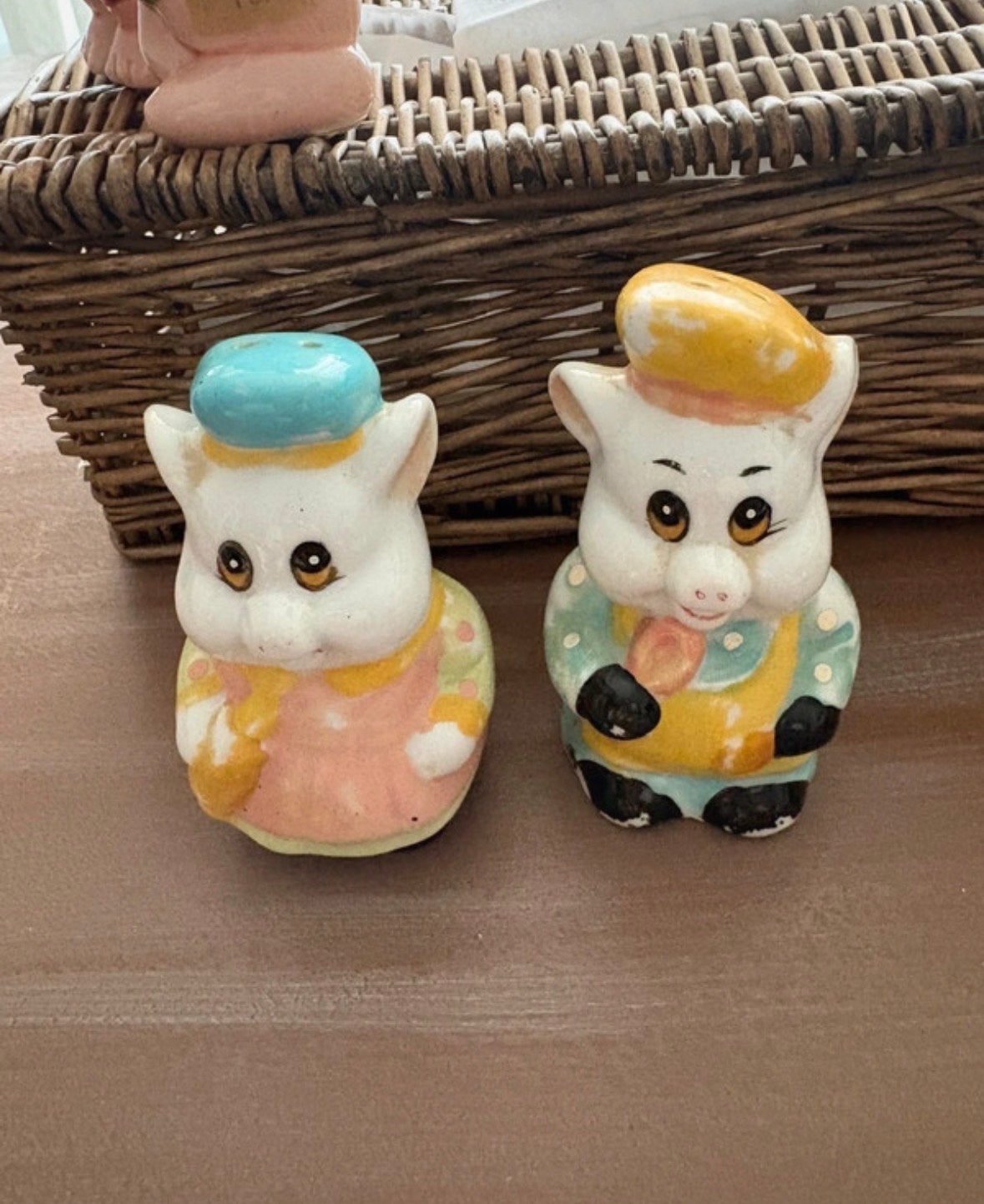 Vintage Peper- en Zoutstel Varkentjes, Ophalen of Verzenden