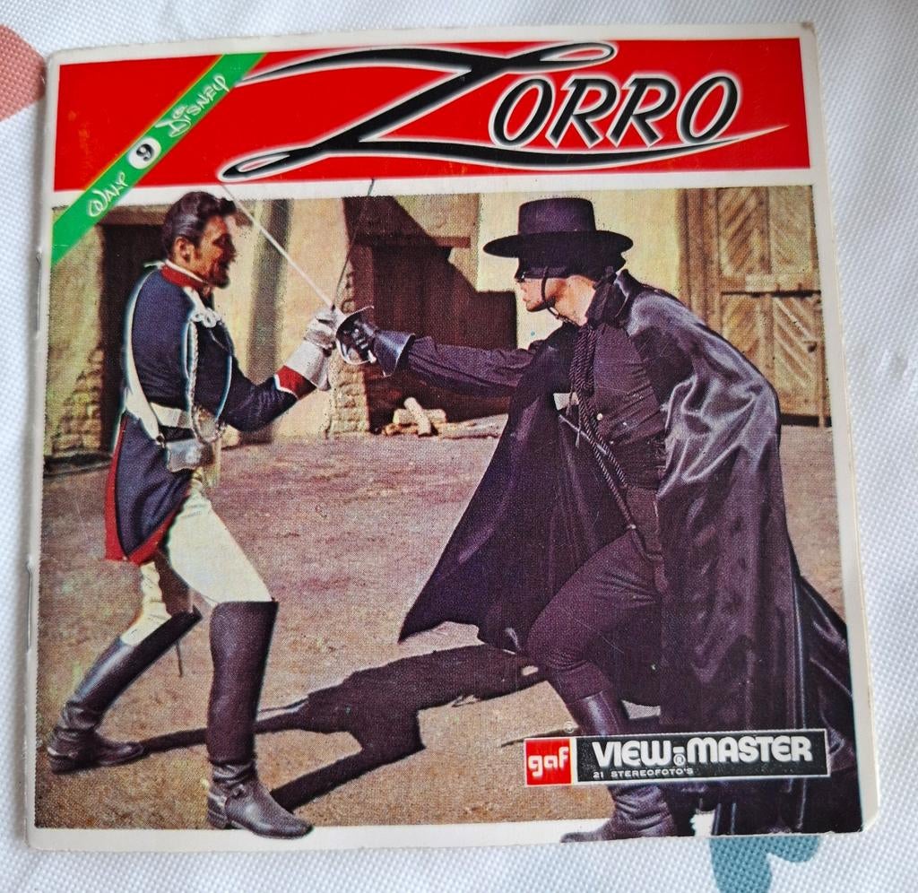 View-Master Zorro Schijfjes, Ophalen of Verzenden, Gebruikt, Overige typen