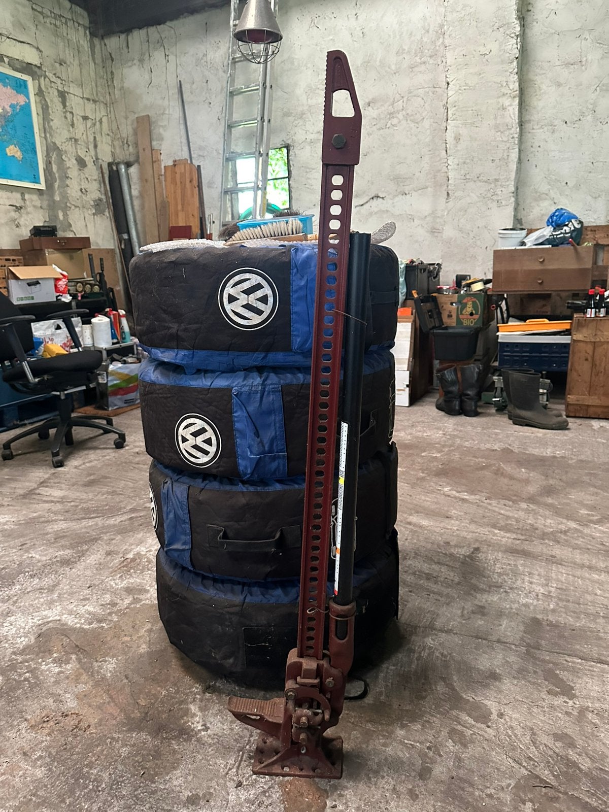 Hi-Lift zware off road autokrik type 485, Ophalen, Zo goed als nieuw, Hydraulisch, Garagekrik