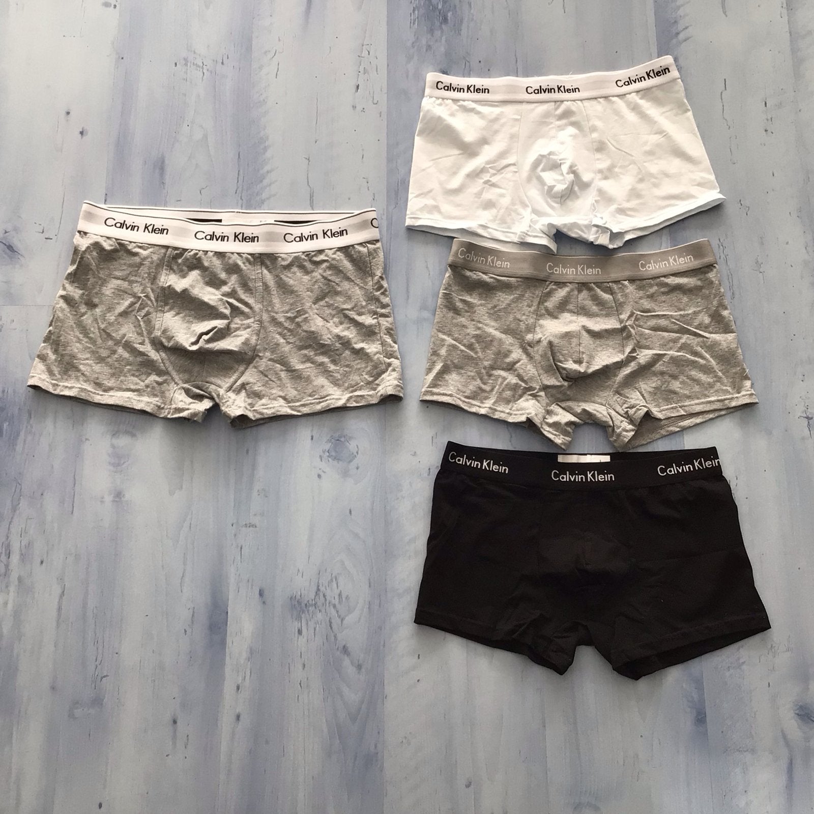 Calvin Klein Boxershorts - 4 stuks (wit, grijs, zwart), Kleding | Heren, Ophalen of Verzenden, Wit, Boxer