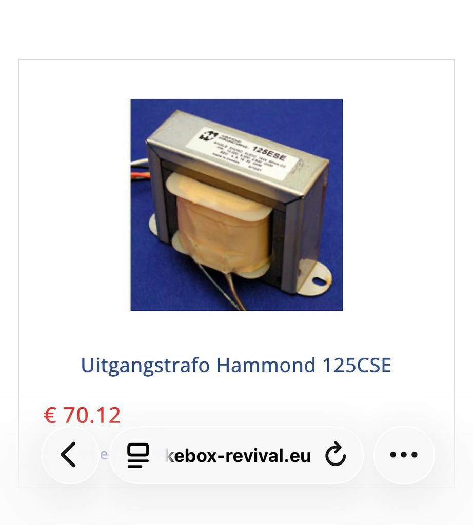 Hammond CSE125, Ophalen of Verzenden, Gebruikt