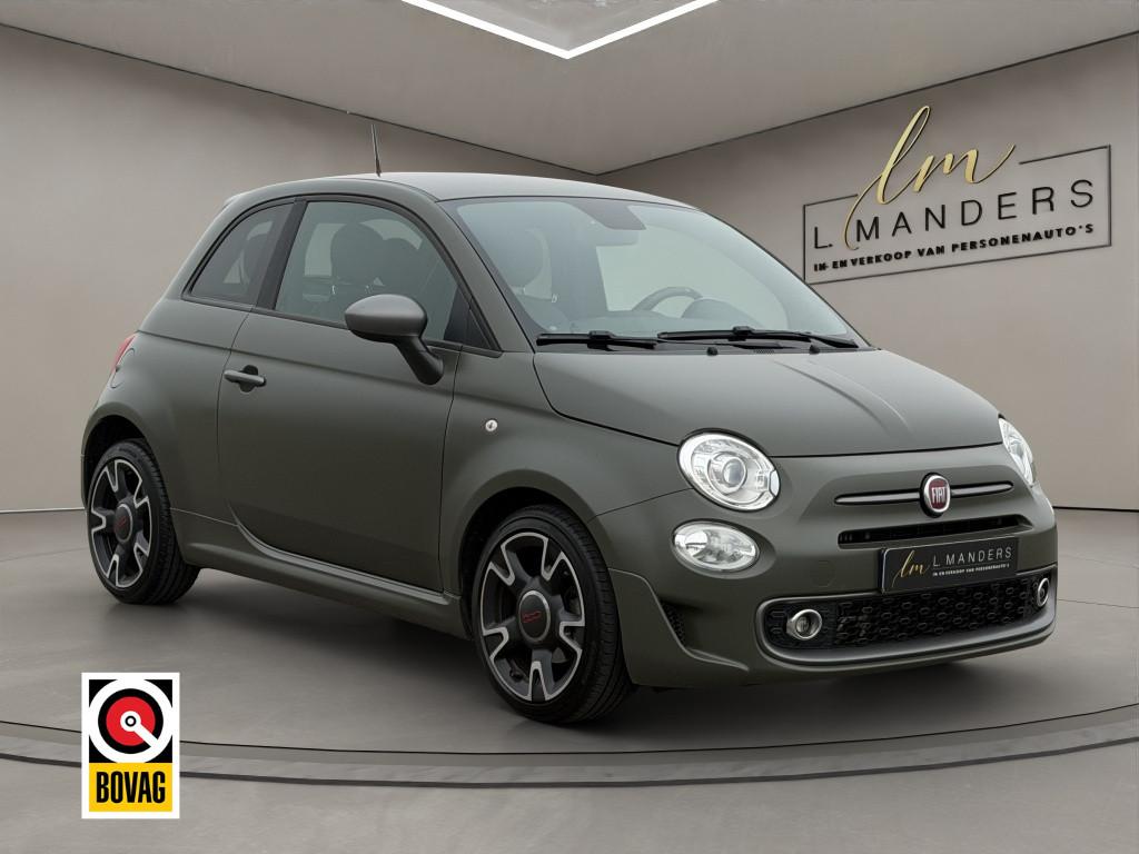 Fiat 500 0.9 TwinAir T Sport 2018 MAT GROEN | Apple CarPlay, Auto's, Fiat, Bedrijf, Te koop, ABS, Airbags, Airconditioning, Alarm