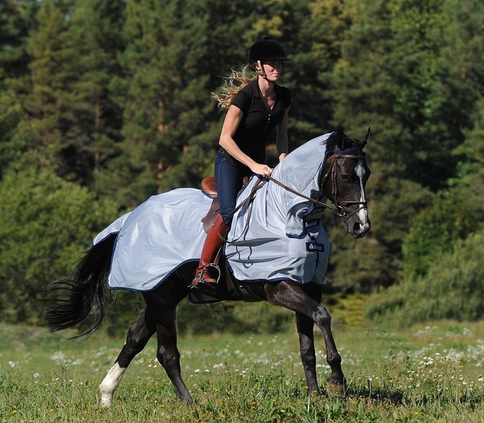 Bucas Buzz-Off Riding uitrij vliegendeken, maat S, M, L, XL, Dieren en Toebehoren, Paarden en Pony's | Dekens en Dekjes, Bucas