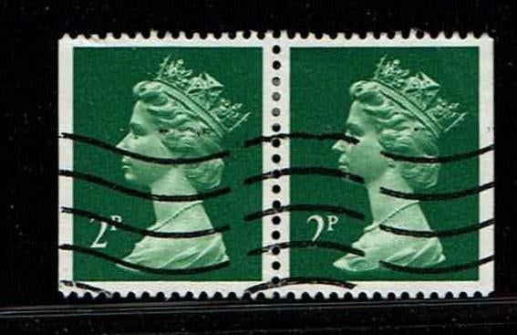 Engeland michel 825 DL/DR gestempeld, Verzenden, Gestempeld