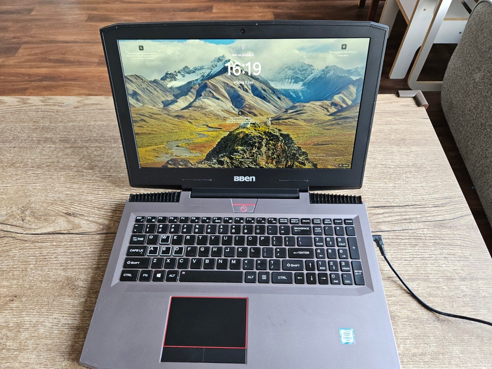 Bben game laptop, Ophalen, Gebruikt, Met videokaart, Bben