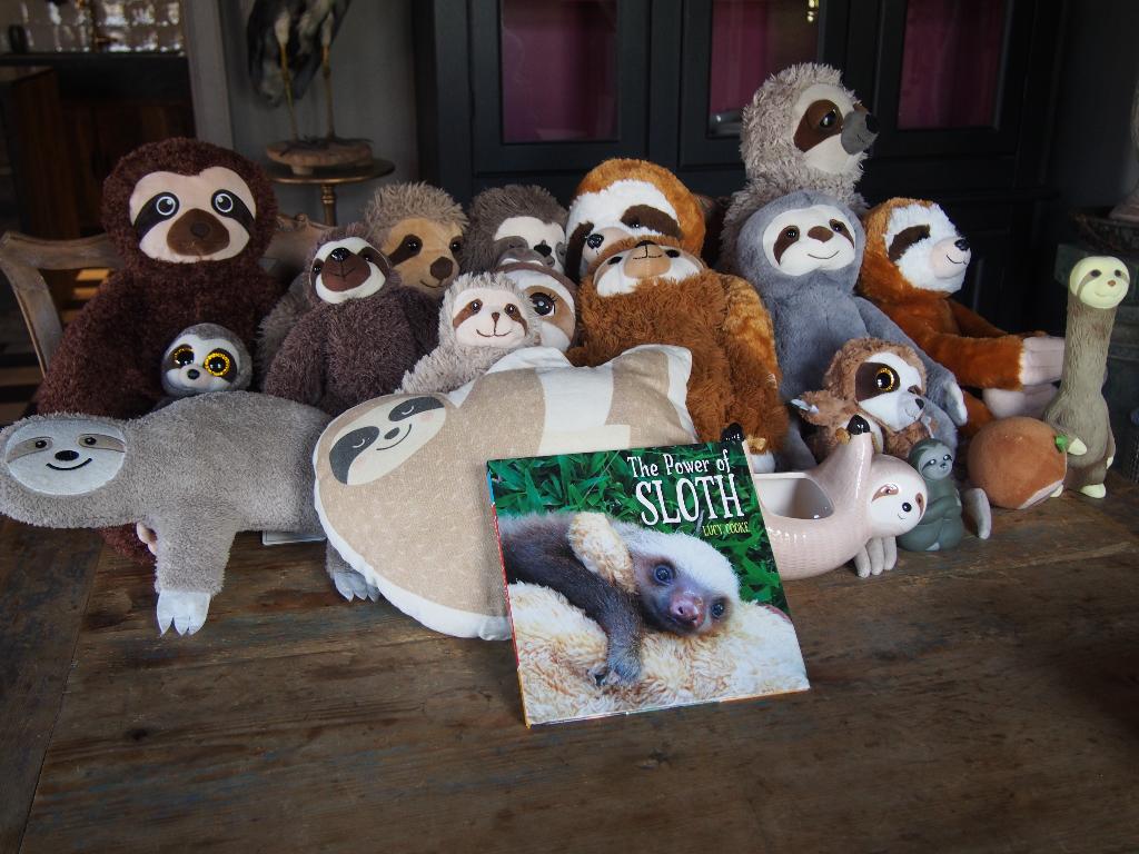 Partij Luiaard knuffels/verzameling, Kinderen en Baby's, Speelgoed | Knuffels en Pluche, Ophalen, Gebruikt, Overige typen