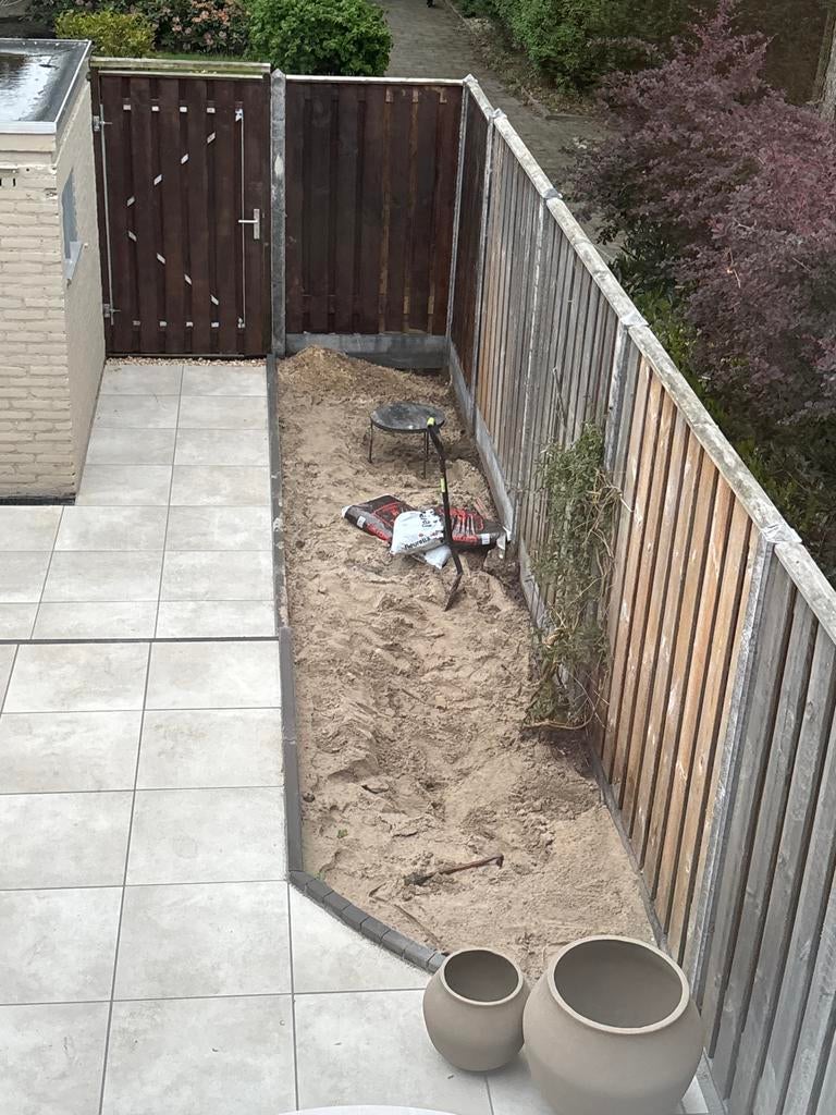 Gratis vulzand/witzand af te halen (3-4 kruiwagens), Ophalen, Gebruikt, Ophoogzand