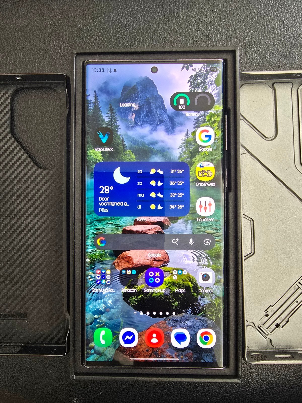 Samsung Galaxy S22 Ultra 512GB Zwart met 4x hoesjes, Gebruikt, Overige modellen, Ophalen of Verzenden, Zonder simlock