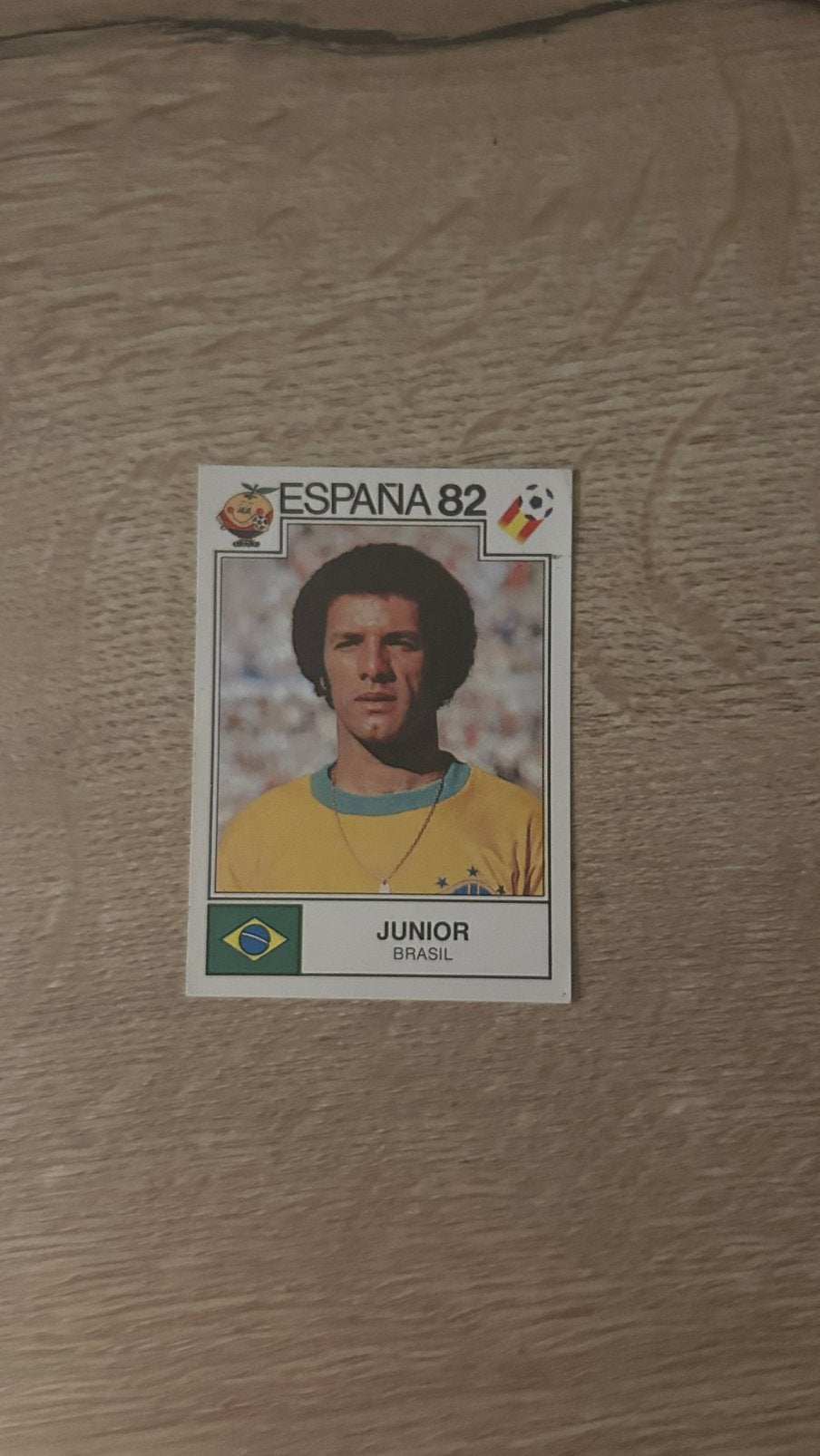 Panini Espana 82 plaatje Junior WK 82, Hobby en Vrije tijd, Stickers en Plaatjes, Verzenden, Zo goed als nieuw, Sticker