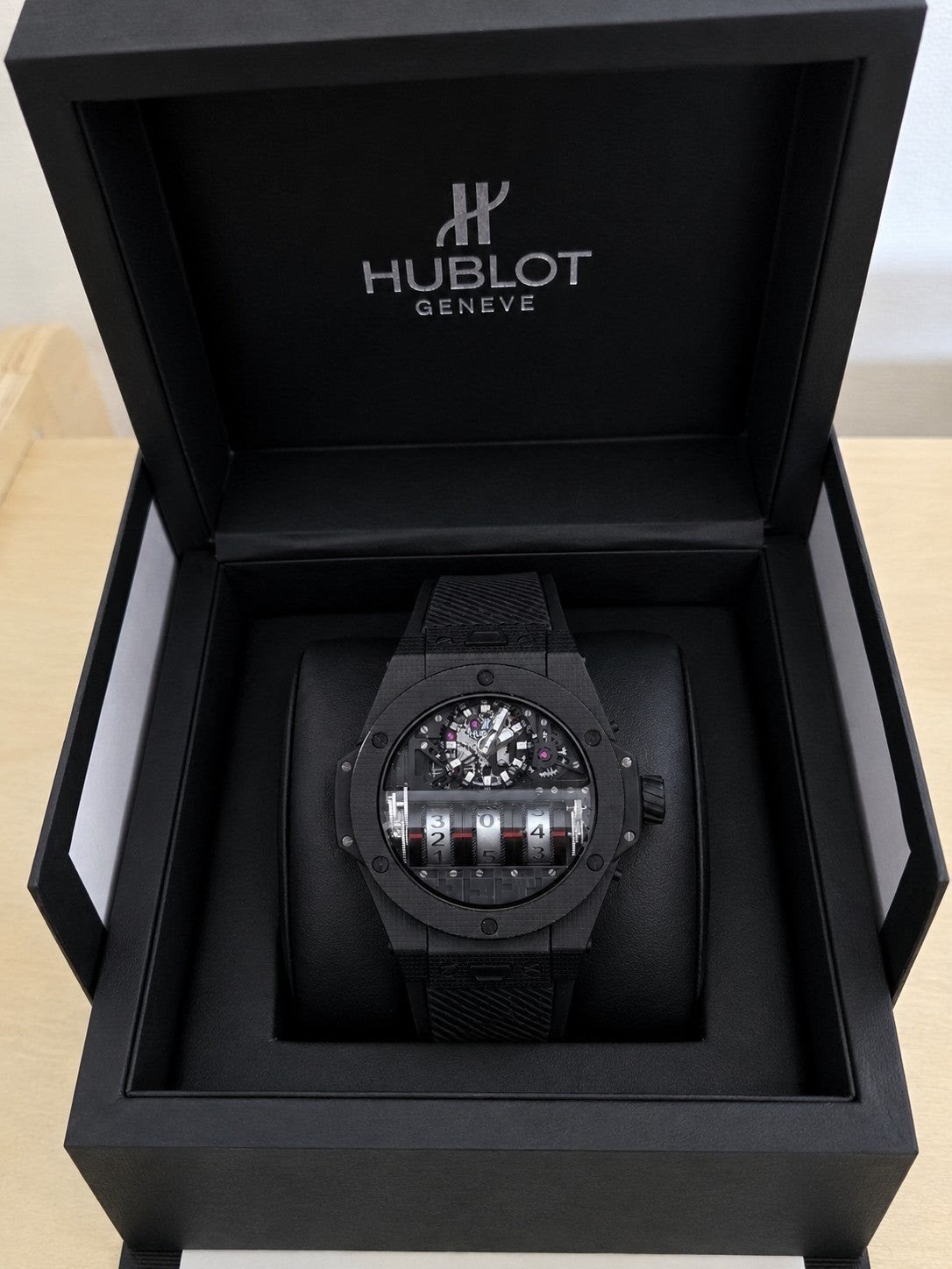 Hublot MP-11 Zwart Keramiek Horloge, Ophalen of Verzenden, Overige materialen, Polshorloge, Overige merken