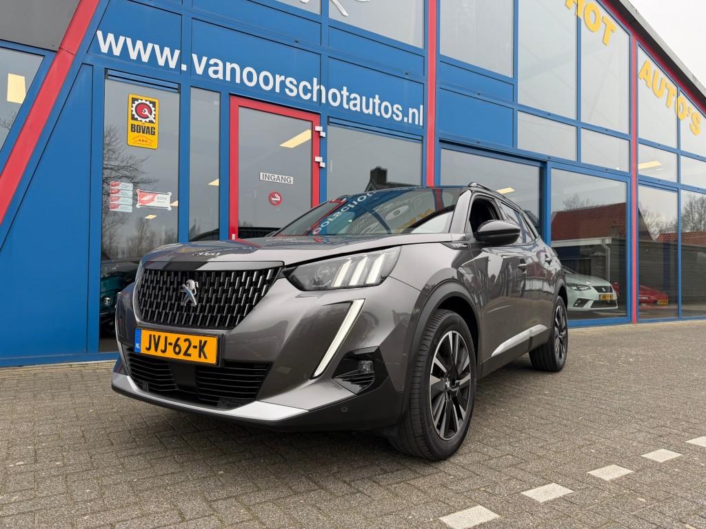 Peugeot 2008 1.2 130pk GT-Line Panodak Navi Carplay Camera L, Gebruikt, 1199 cc, Met garantie (alle), Handgeschakeld