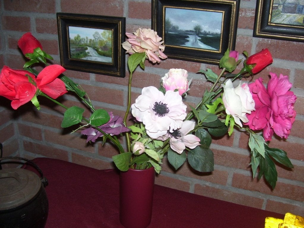 KUNSTBLOEMEN, Ophalen of Verzenden, Zo goed als nieuw, Kunstbloem