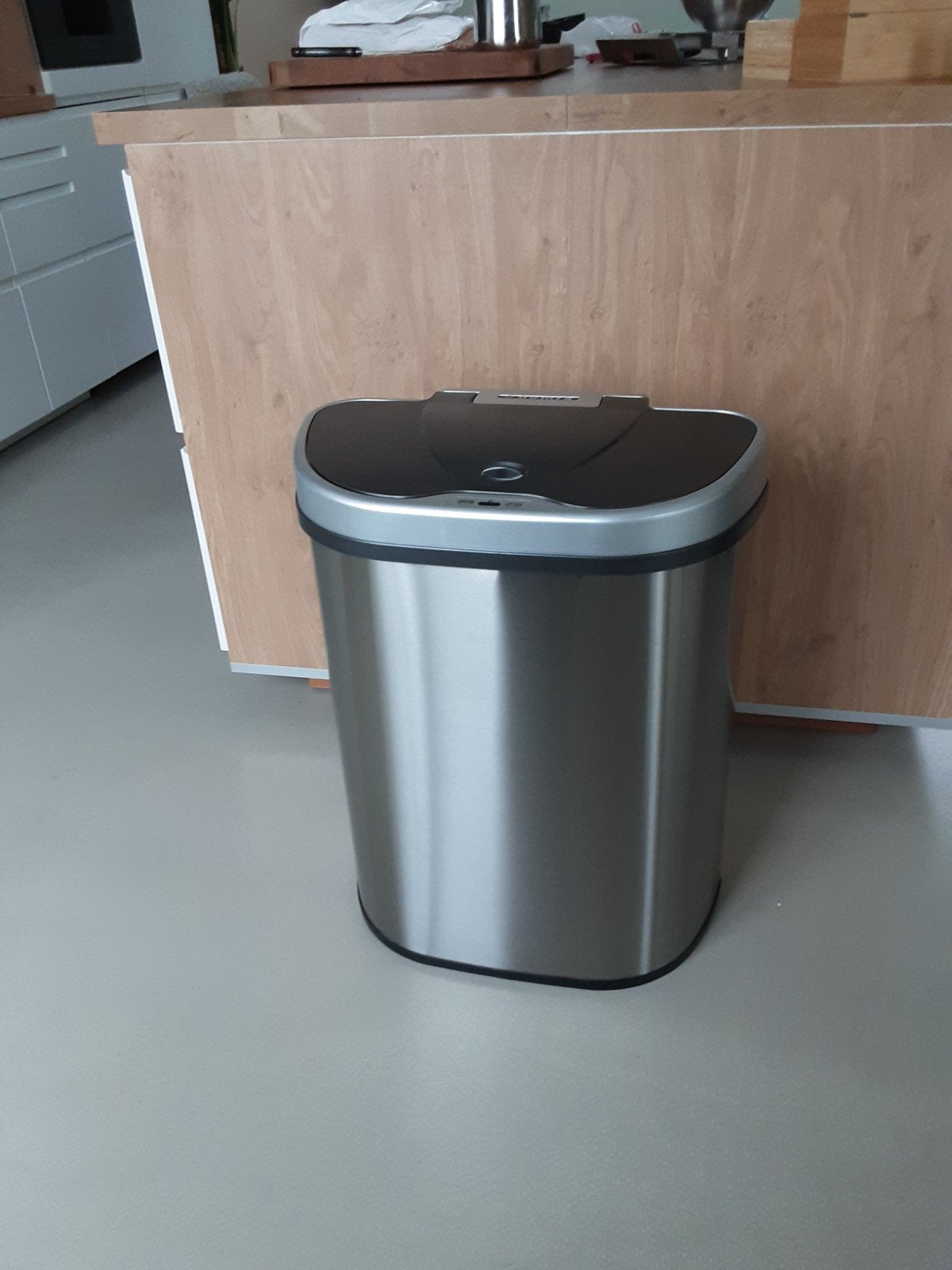Homra Qubix RVS Sensor prullenbak 2 x 35 liter, Ophalen, 50 – 75, 40 liter of meer, Zo goed als nieuw