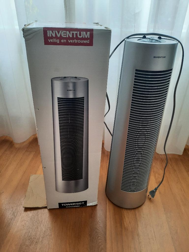 Torenventilator Inventum, Witgoed en Apparatuur, Ventilatoren, Ophalen of Verzenden, Gebruikt, Torenventilator
