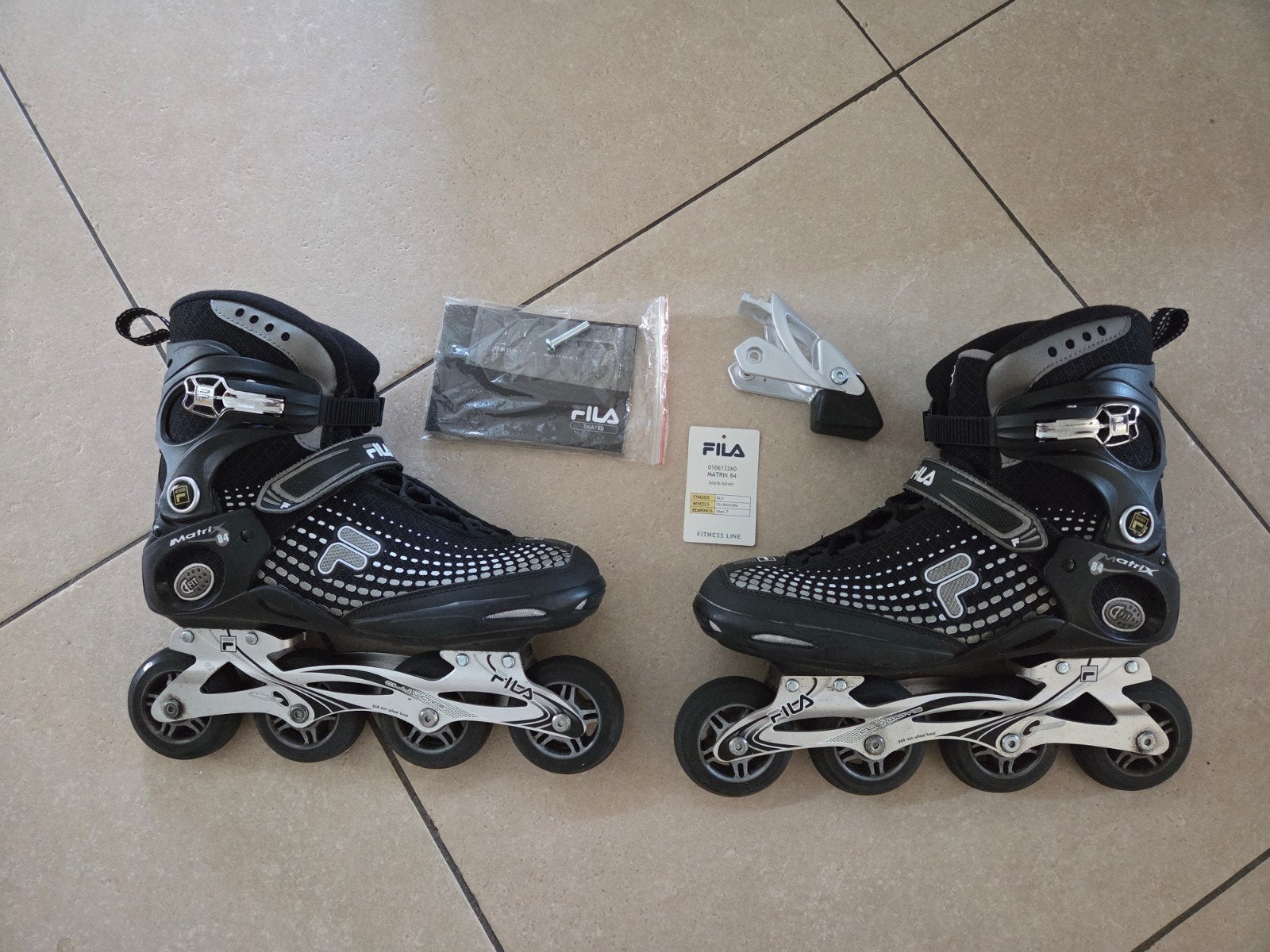 Fila matrix 84 fitness skates maat 43,5, Gebruikt, Heren, Inline skates 4 wielen, Ophalen