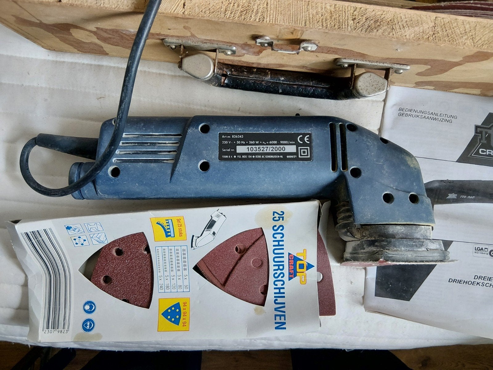 Te Koop driehoekschuur machine  TOP Craft -260, Doe-het-zelf en Verbouw, Ophalen of Verzenden
