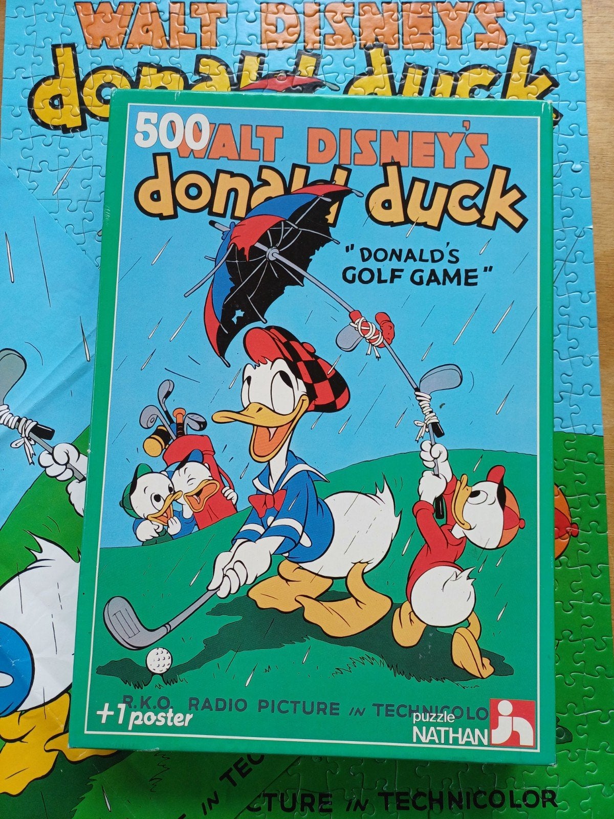 Puzzel 500 stukjes Donald Duck, Ophalen of Verzenden, 500 t/m 1500 stukjes, Zo goed als nieuw, Legpuzzel