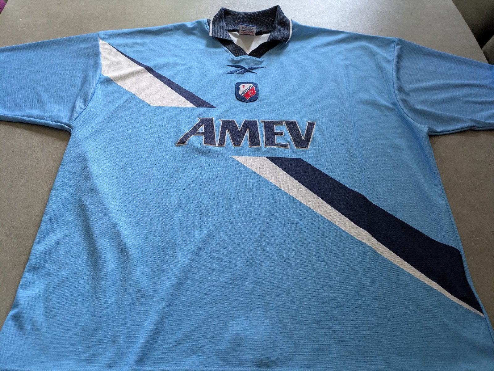 Voetbalshirt FC Utrecht vintage shirt 1999 Zeldzaam, Groter dan maat XL, Ophalen of Verzenden, Zo goed als nieuw, Shirt