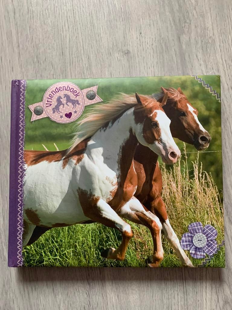 Vriendenboekje Paarden Nieuw, Ophalen of Verzenden, Zo goed als nieuw