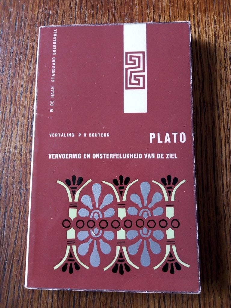 Plato/ vervoering en onsterfelijkheid v/d ziel-w.de haan, Ophalen of Verzenden, Zo goed als nieuw, Plato