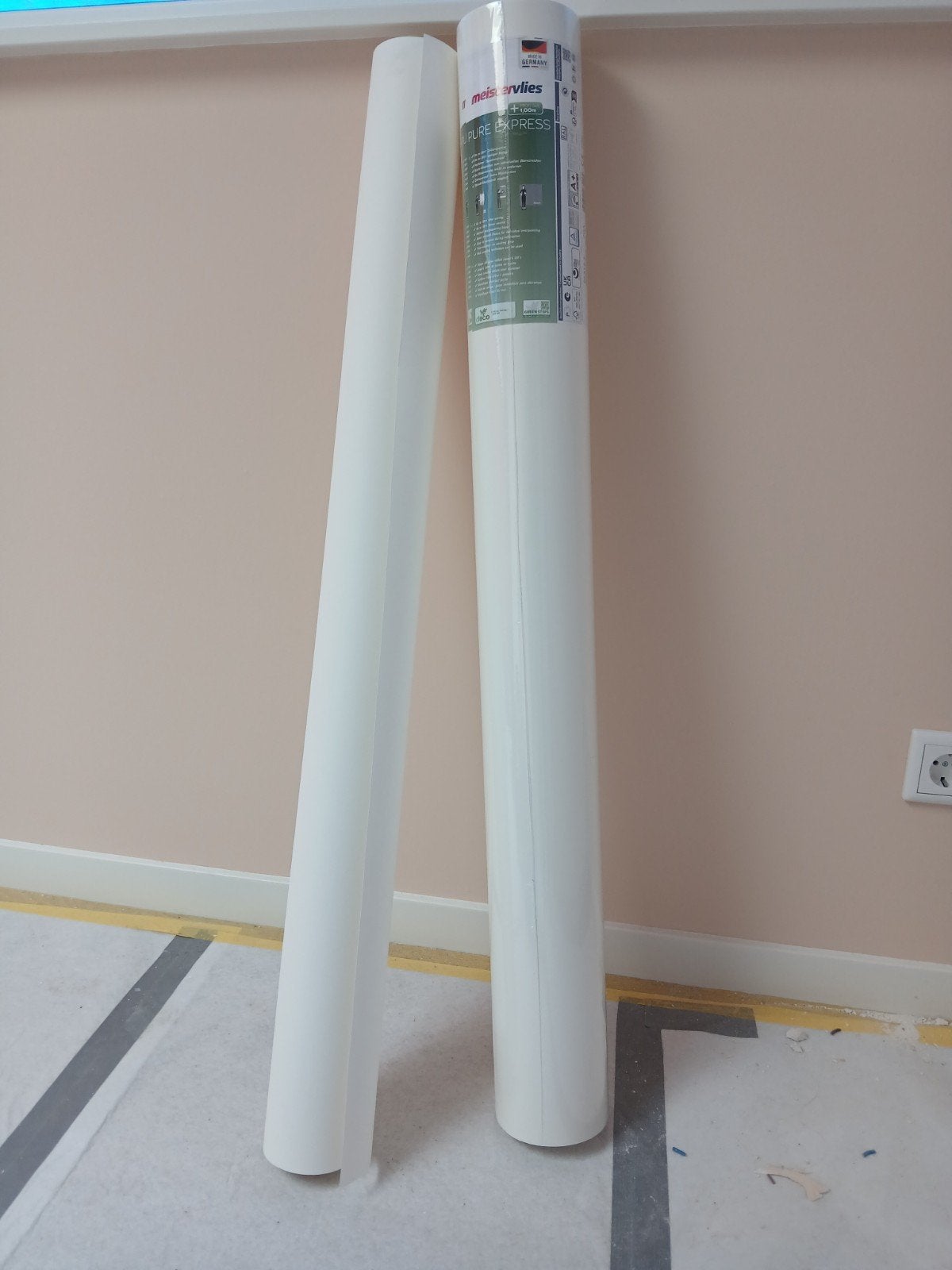 Meistervlies Pure Express Renovlies Behang - 150g/m², Wit, Modern, Ophalen of Verzenden, Renovlies