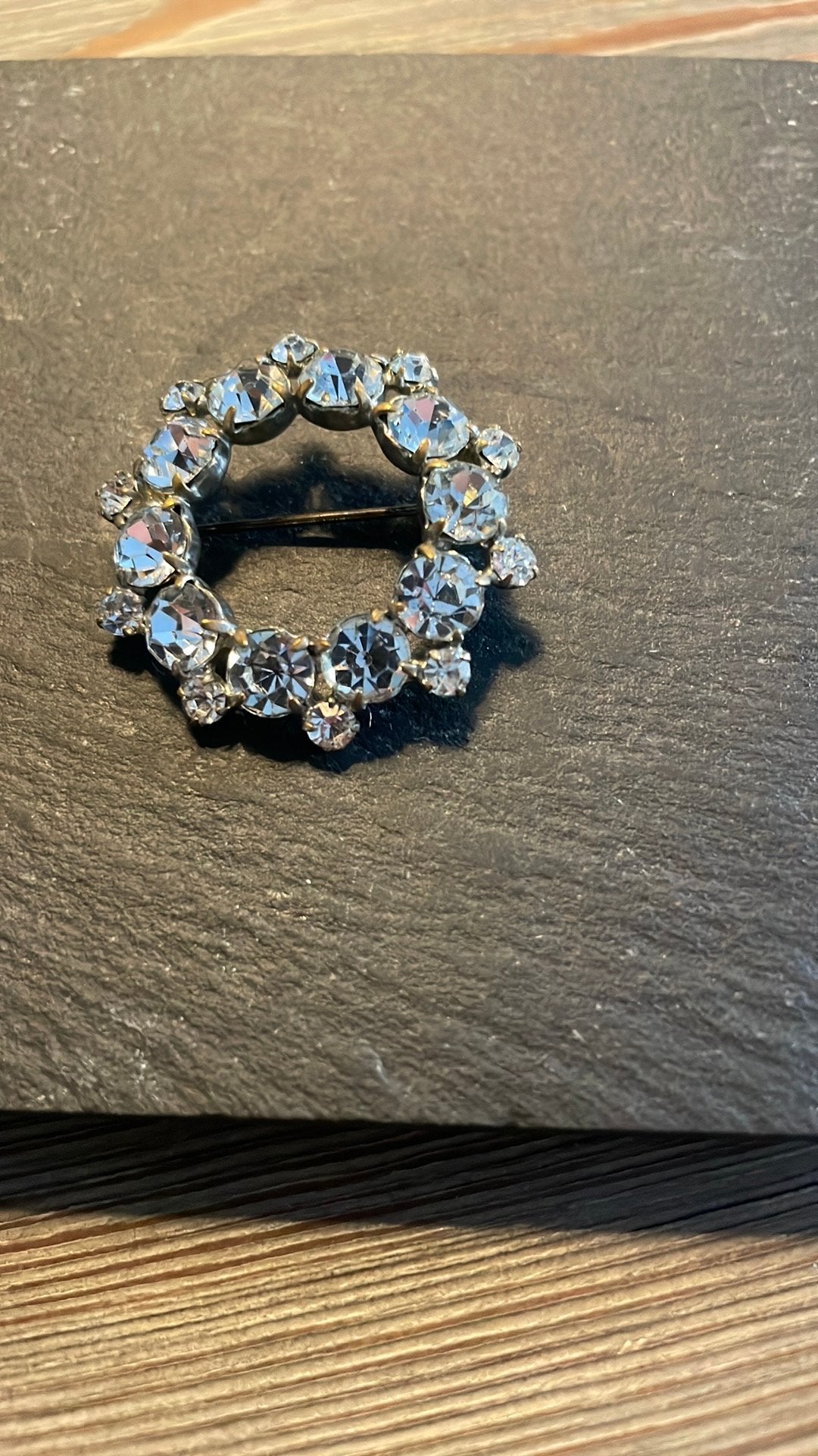 Vintage broche, Ophalen of Verzenden, Zo goed als nieuw, Zilver, Overige materialen