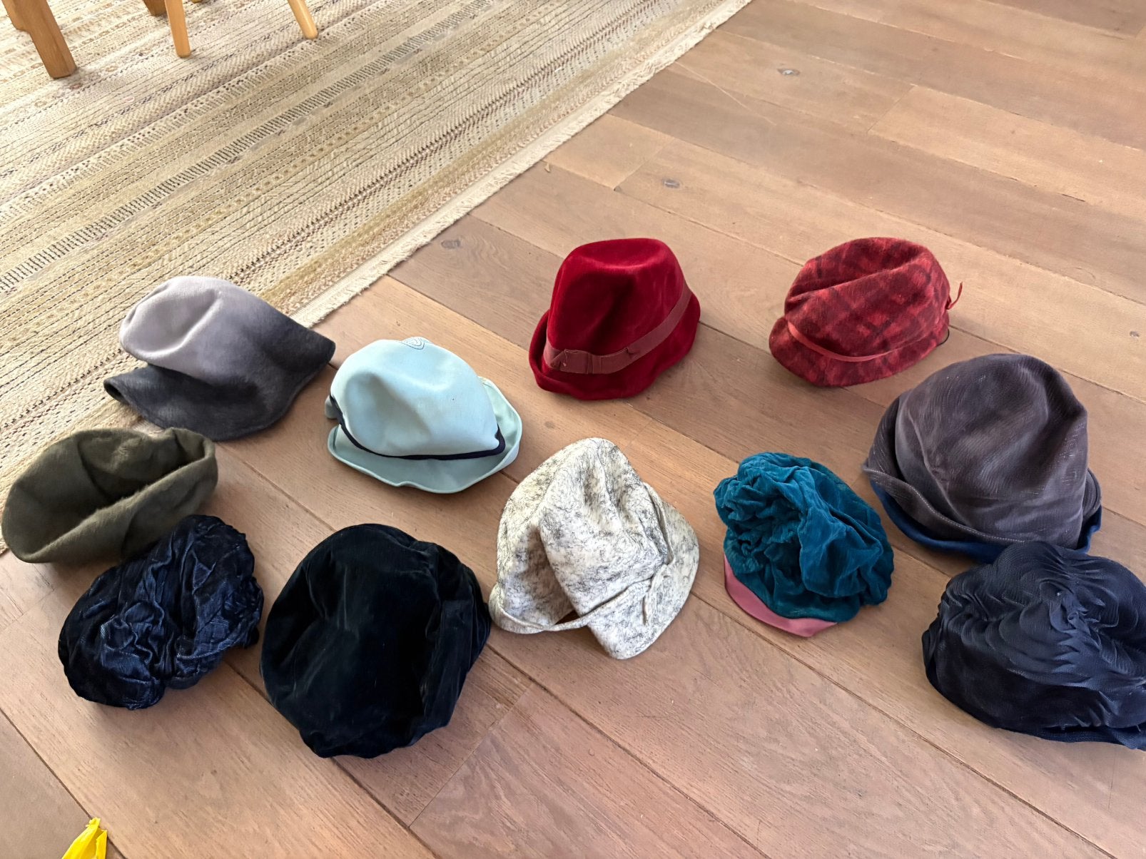 Vilten hoedjes, Ophalen, Gedragen, One size fits all, Hoed