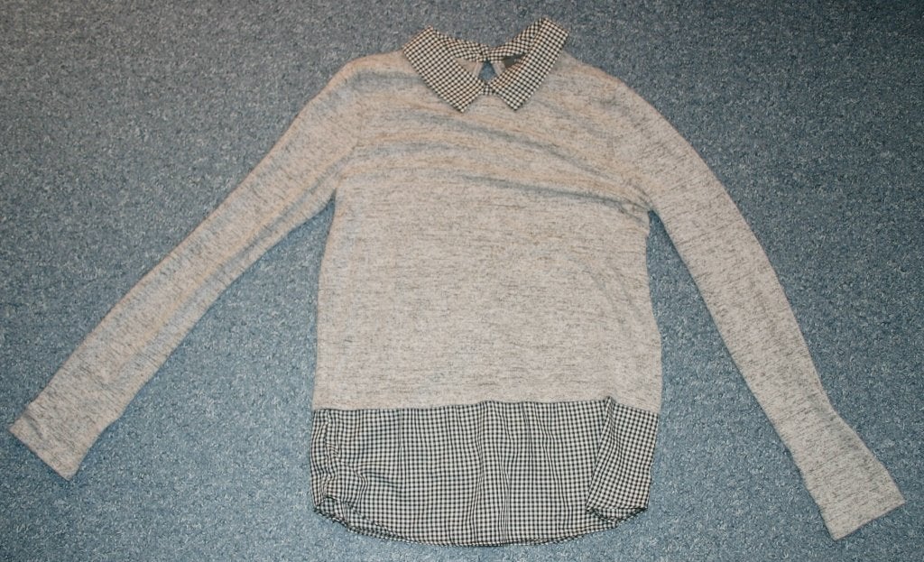 Nieuw shirt mt 158-164 grijs met leuke kraag, Primark, Kinderen en Baby's, Kinderkleding | Maat 158, Meisje, Nieuw, Ophalen of Verzenden