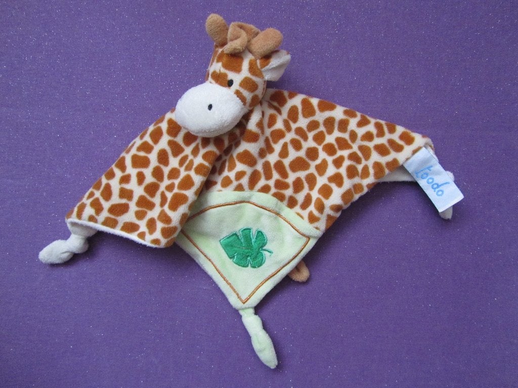 TOODO Knuffeldoekje GIRAF **Als Nieuw**, Giraf, Ophalen of Verzenden, Middelgroot (20 tot 80 cm), Met label