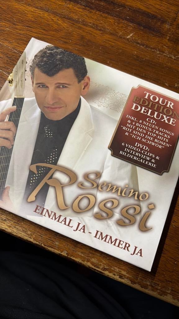 Semino Rossi einmal ja immer ja cd dvd luxe tour edition, Cd's en Dvd's, Cd's | Schlagers, Ophalen of Verzenden, Zo goed als nieuw
