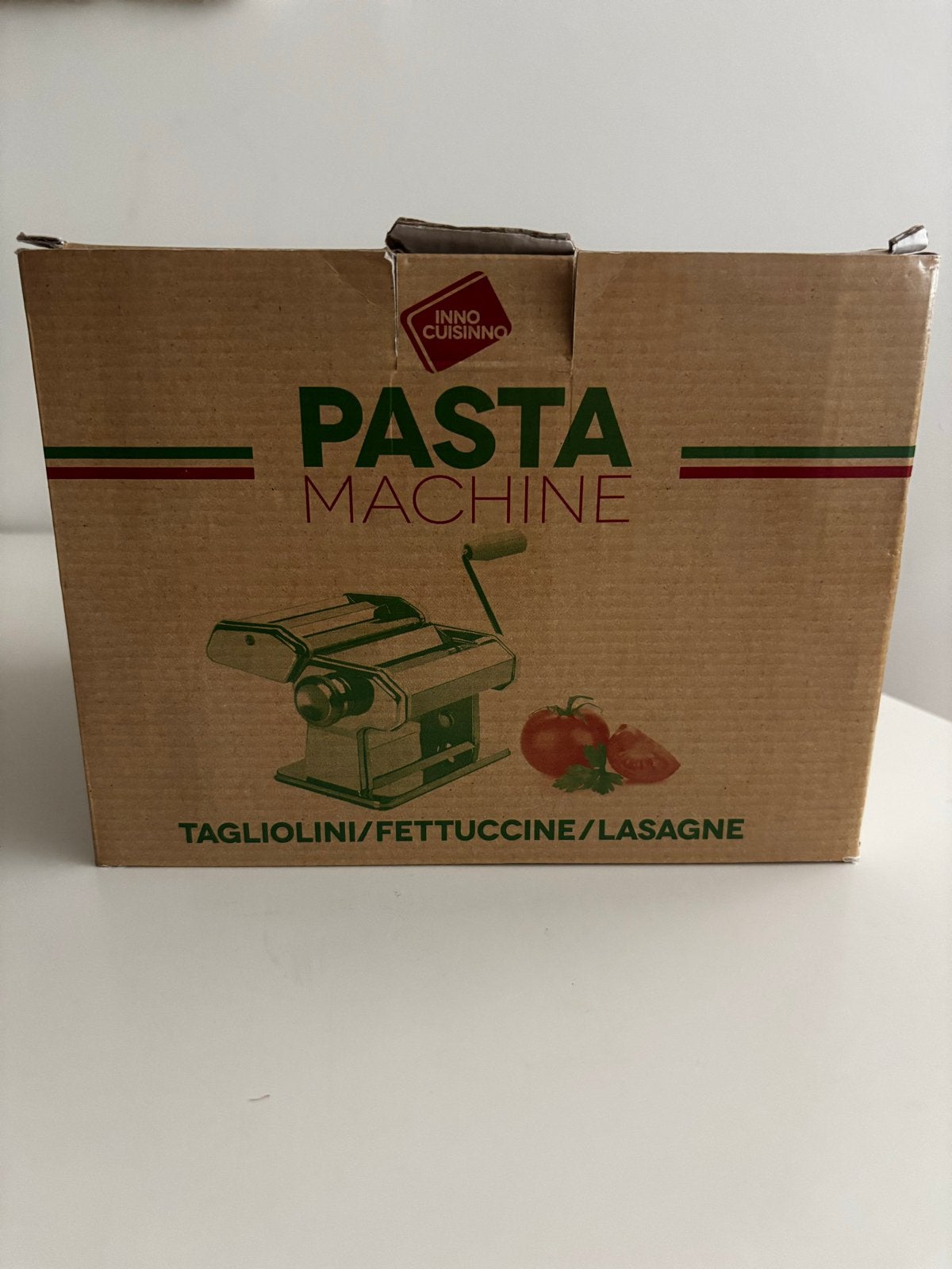 Inno Cuisinno Pastamachine voor Tagliolini, Fettuccine, Lasa, Ophalen, Metaal, Pastamachine, Overige merken