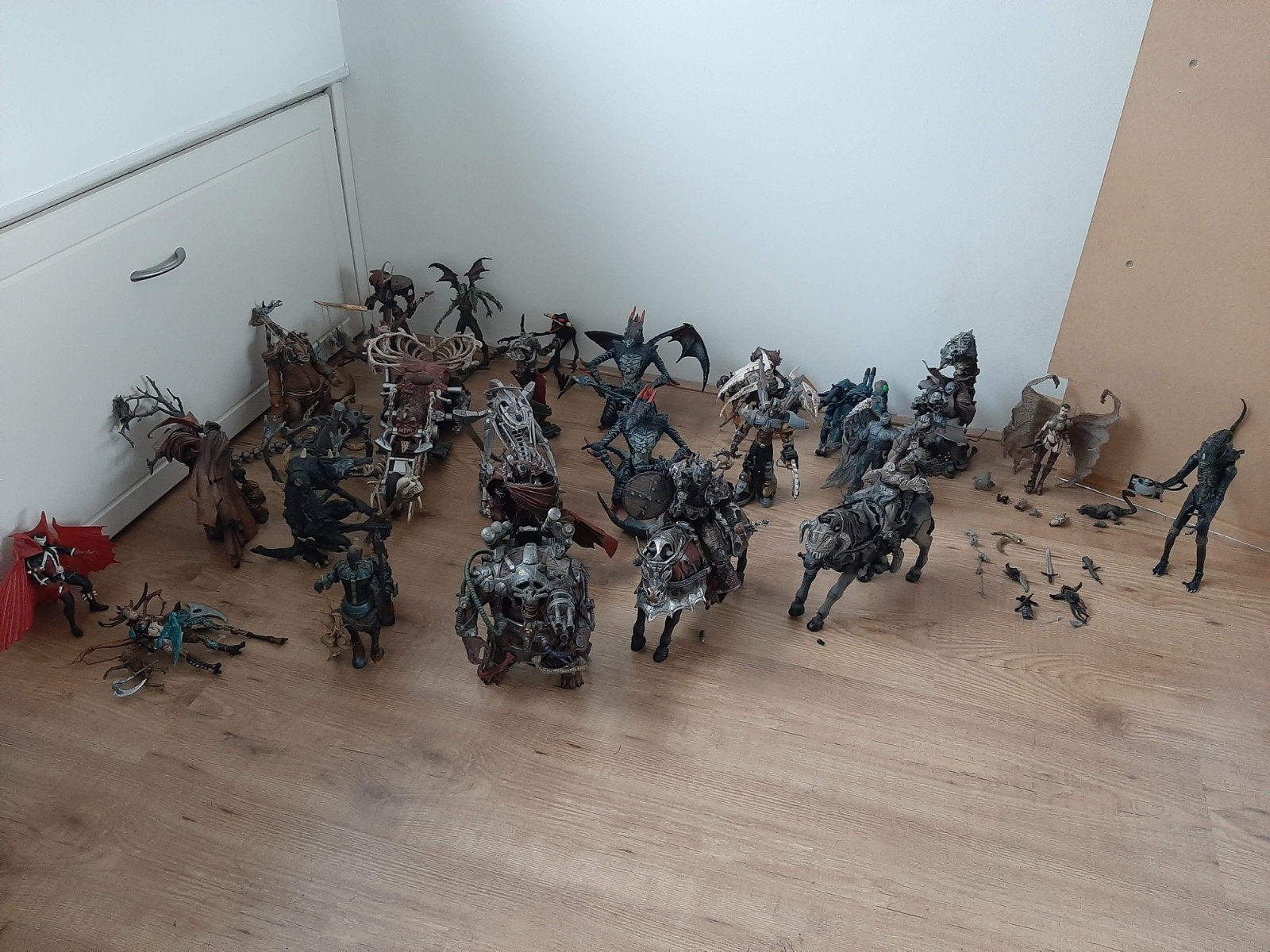 Grote collectie McFarlane Spawn & Movie Maniacs actiefiguren, Ophalen, Gebruikt