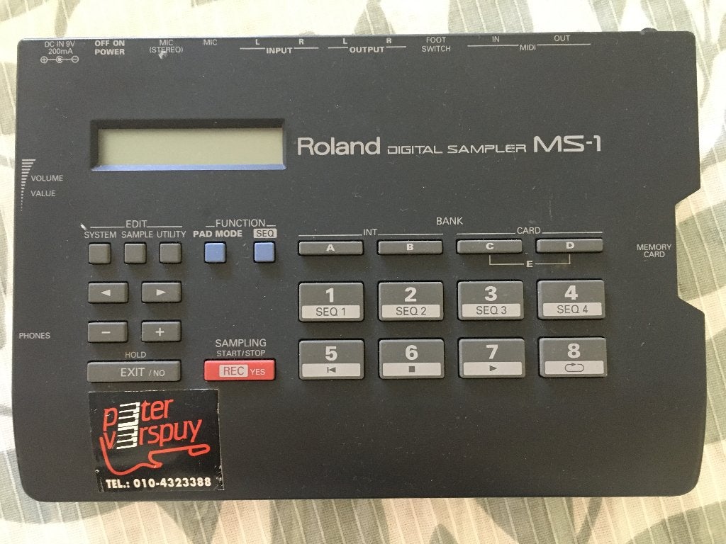 Roland MS-1 - Voorloper Roland SP series - Lofi sampler, Muziek en Instrumenten, Ophalen, Gebruikt