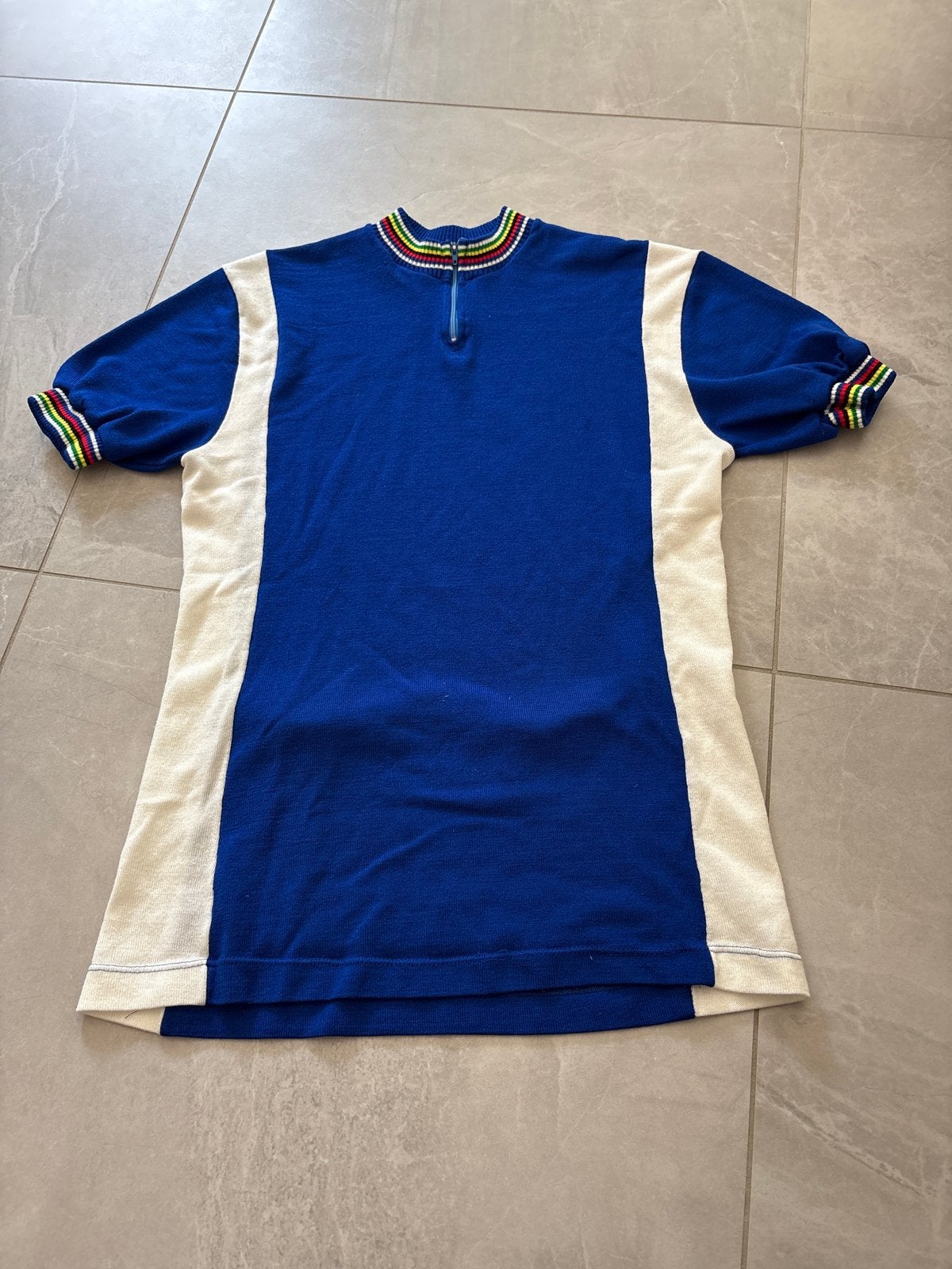 Vintage Katoenen Wielren Shirt - Klassiek Design, Fietsen en Brommers, Fietsaccessoires | Fietskleding, Ophalen of Verzenden, Zo goed als nieuw
