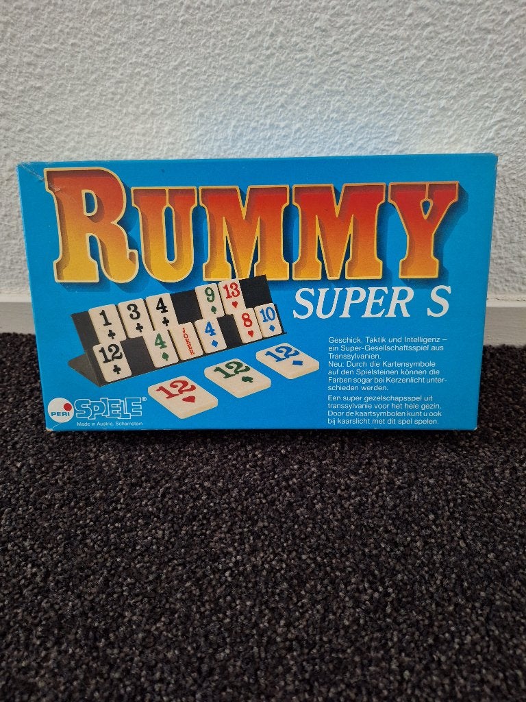 Rummy super S, Hobby en Vrije tijd, Gezelschapsspellen | Bordspellen, Ophalen, Gebruikt