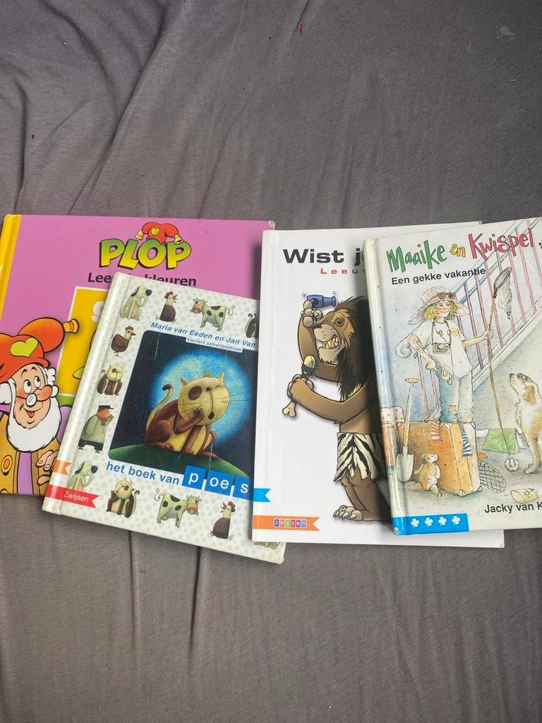 Kinderboeken: Plop, Poes, Wist je dat? en Maaike en Kwispel, Boeken, Gelezen, Fictie algemeen, Jongen of Meisje, Ophalen of Verzenden