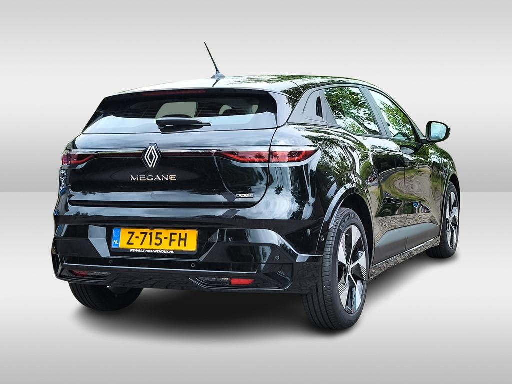 Renault Mégane E-Tech EV40 Boost Charge Equilibre 3-Fase 1e, Auto's, 12 maanden, Stof, Gebruikt, Zwart