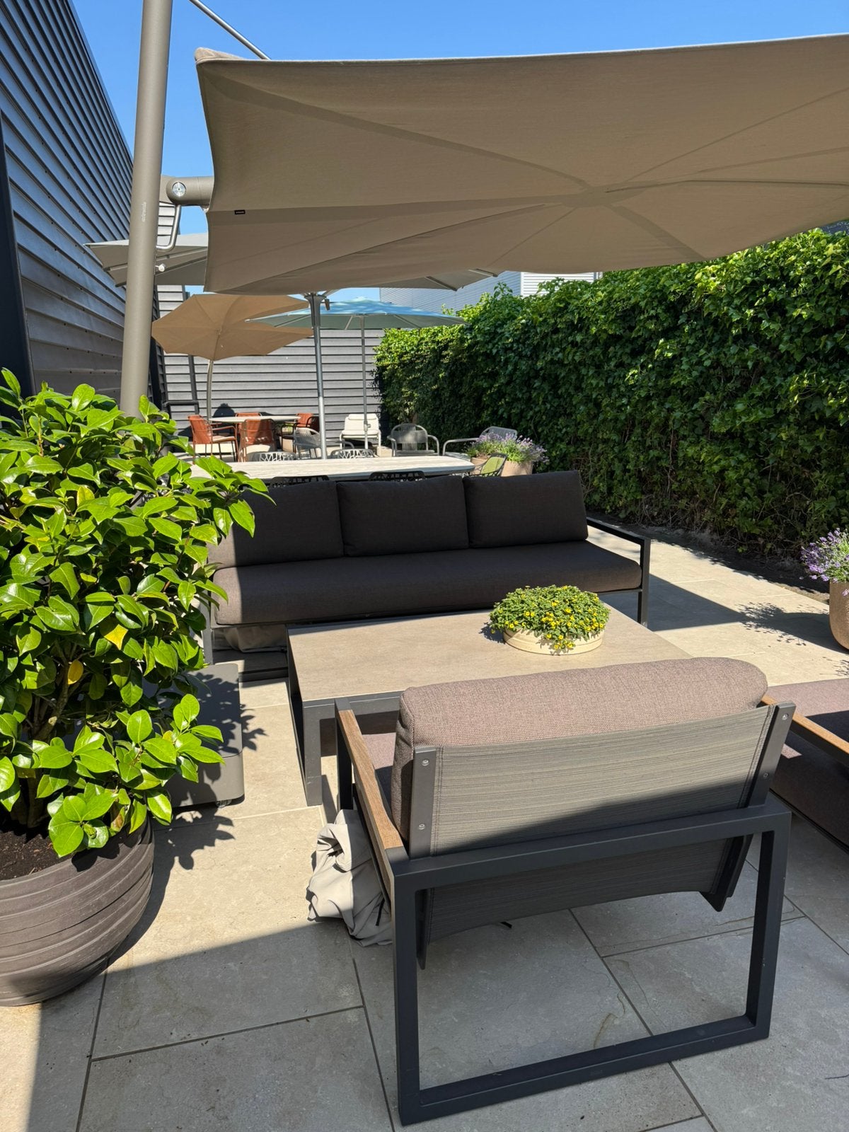 -60% ! Royal Botania Ninix loungeset - SHOWROOMMODEL, Tuin en Terras, 5 zitplaatsen, Aluminium, Ophalen of Verzenden, Loungeset