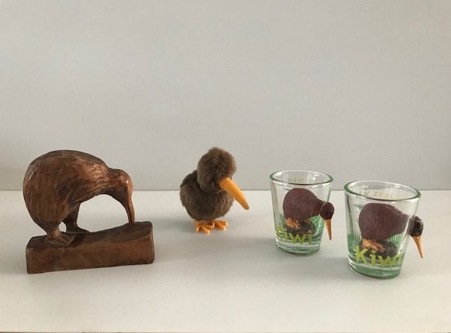 Kiwi vogel souvenirs Nieuw-Zeeland (Los te koop), Ophalen of Verzenden, Zo goed als nieuw, Vogel, Beeldje of Figuurtje