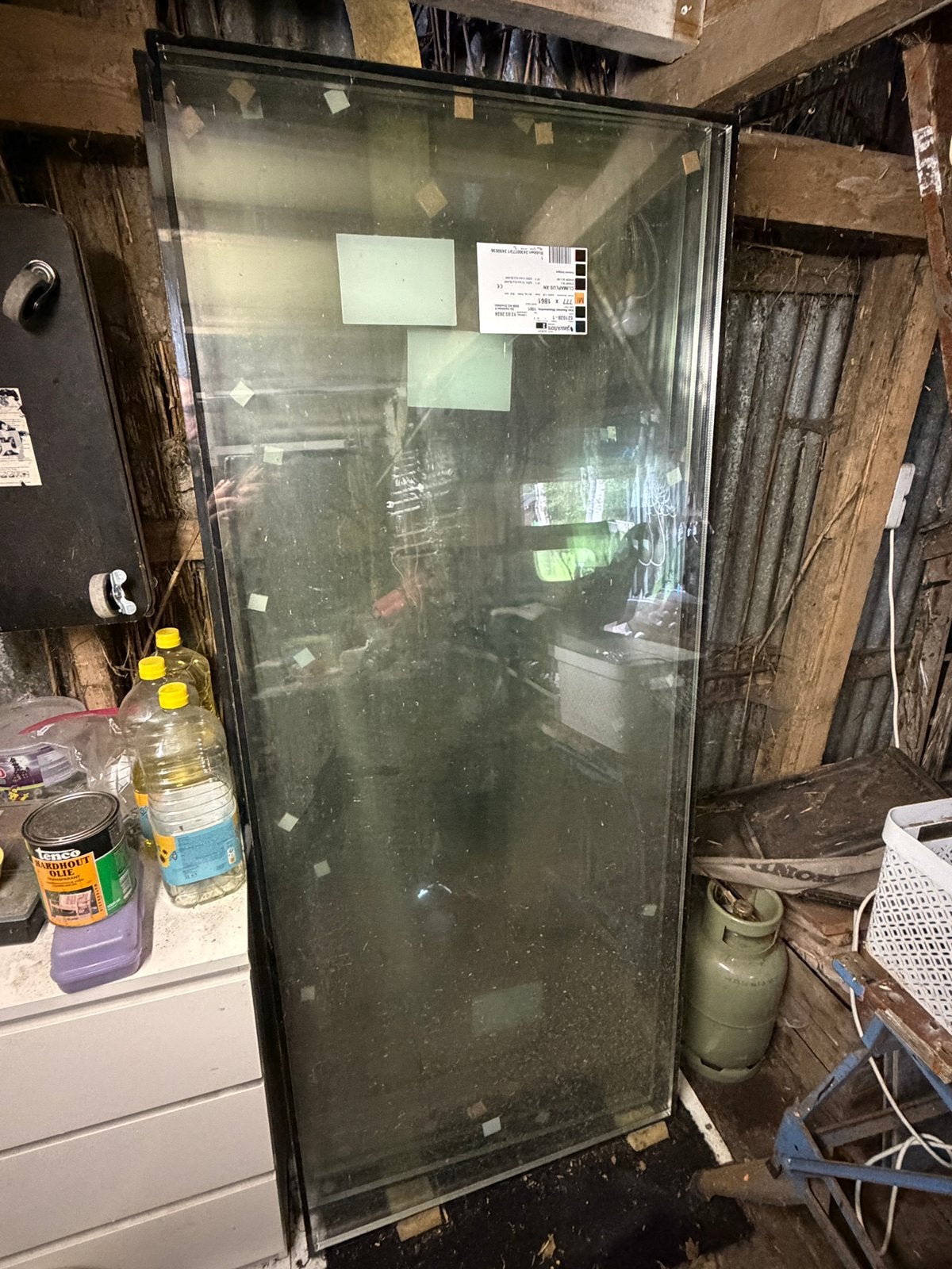 Glas 777 x 1861, Ophalen, Minder dan 80 cm, 160 cm of meer, Zo goed als nieuw