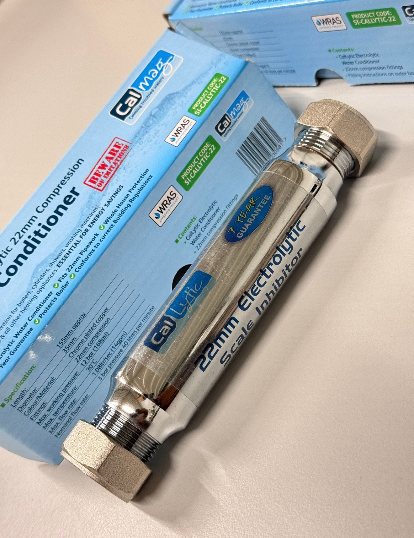 De Calmag CalLytic Electrolytische 22mm water conditioner, L, Overige typen, Nieuw, Minder dan 2 meter