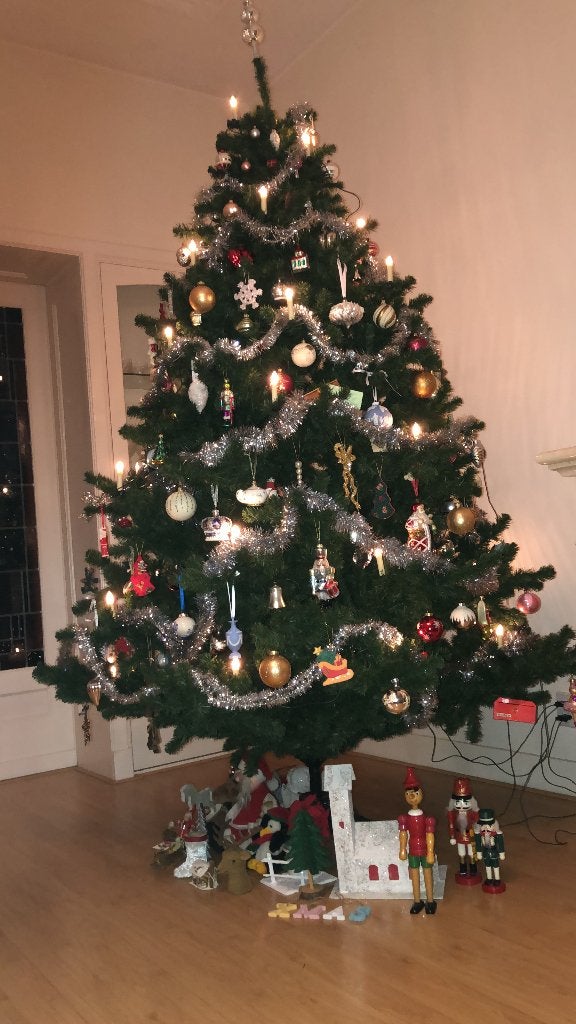 Grote kerstboom, zonder versiering, Diversen, Kerst, Ophalen, Gebruikt