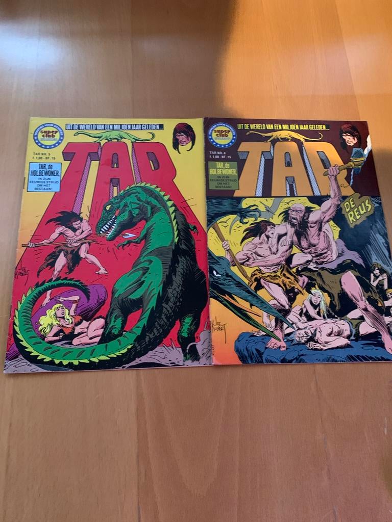 Tar de Holbewoner - Nummers 4 & 5 - Super Club Classics, Boeken, Stripboeken, Meerdere stripboeken, Ophalen of Verzenden, Gelezen